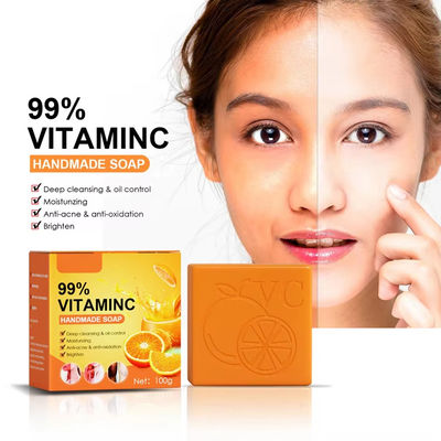 Organic Handmade Soap Whitening Body Toilet Soap Bath Bar Deeply Cleanses And Nourishes Skin Vitamin C Soap