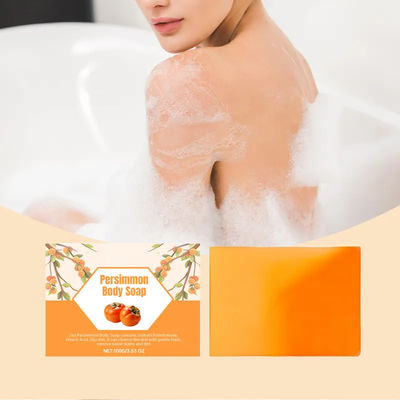 Natural Persimmon Soap For Soft Smooth Skin And Gentle Daily Cleansing