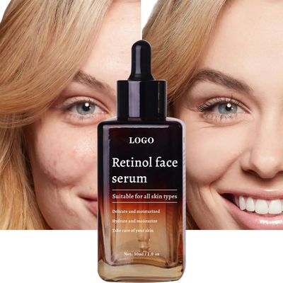 Retinol Face Skin Care Serum Organic Natural Anti Wrinkle Dark Spot Remover Brighten And Whitening Facial Serum