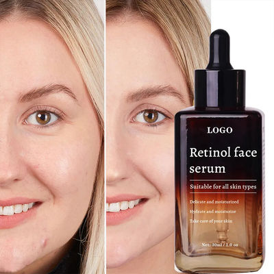 Retinol Face Skin Care Serum Organic Natural Anti Wrinkle Dark Spot Remover Brighten And Whitening Facial Serum