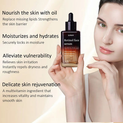 Retinol Face Skin Care Serum Organic Natural Anti Wrinkle Dark Spot Remover Brighten And Whitening Facial Serum