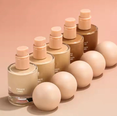 Private Label Full Coverage Makeup Moisturizing Brightening Concealer Waterproof Long Lasting Liquid Foundation for Women