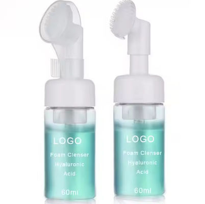 Facial Cleanser Foam Exfoliating Cleansing Mousse Pore Moisture Skin Care Washing Mousse Cleanser with Brush