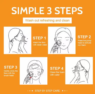 Custom Personal Label Turmeric Cleanser Oil Control Cleansing Cleanser Moisturizing and BrighTening Skin Cleansing Mousse