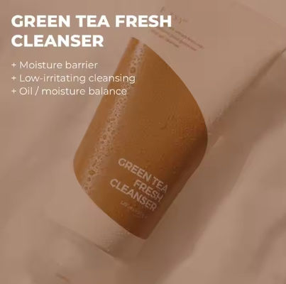 Green Tea Fresh Cleanser Gentle Moisturizing Anti-aging Gel Cleanser Face Wash for All Skin Care
