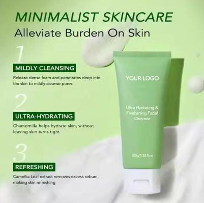Facial Cleanser for Men and Women Deep Cleansing Shrinking Pores Moisturizing and Moisturizing Face Wash