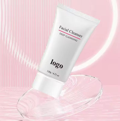 Custom Organic Unisex Face Wash Adult Facial Cleanser Gel with Lightening Properties Made From Compound Essential Oils
