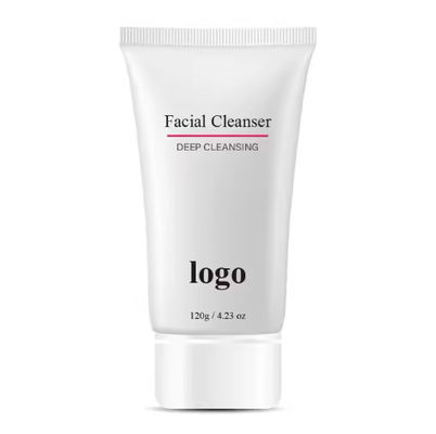 Custom Organic Unisex Face Wash Adult Facial Cleanser Gel with Lightening Properties Made From Compound Essential Oils
