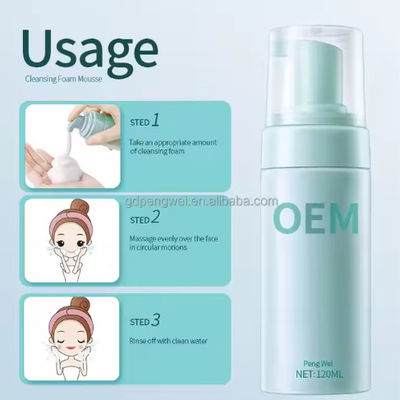Hydrating Moisturizing Face Wash Foam Mousse Professional Cleansing Mousse Facial Cleansing Foam