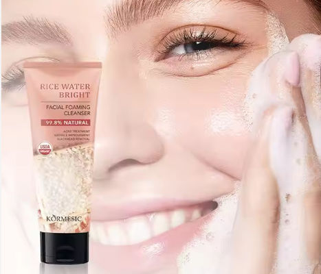 Face Wash Facial Cleanser Whitening Face Wash With Rice Extract for Oily Dry Skin