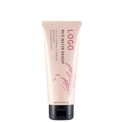 OEM Private Label Facial Wash Rice Water Bright Facial Foaming Cleanser