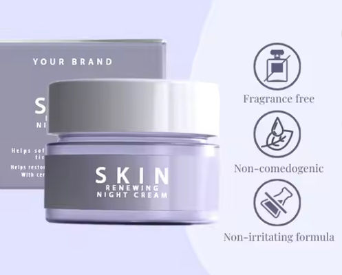 Private Label Skin Care Cosmetics Facial Cream Lotion Organic Day and Night Beauty Whitening Face Body Cream