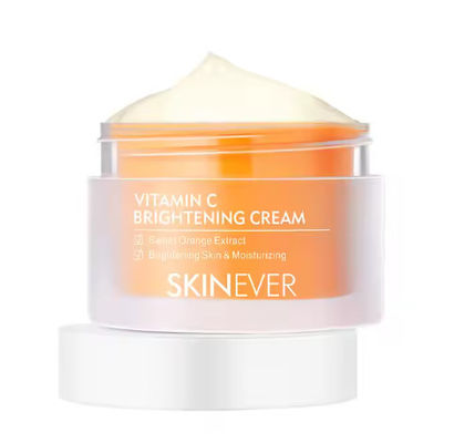 Organic Herbal Face Cream Vitamin C Sweet Orange Extract Non-Sticky Moisturizing Brightening Effect Skin Care Treatment