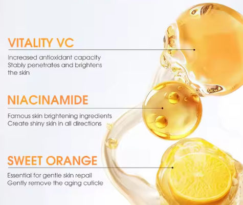 Organic Herbal Face Cream Vitamin C Sweet Orange Extract Non-Sticky Moisturizing Brightening Effect Skin Care Treatment
