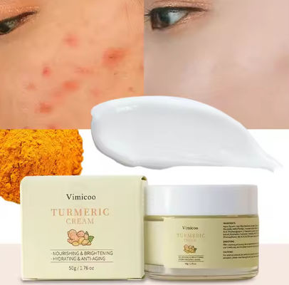 Beauty Skin Care Private Label Natural Organic Repairing Moisturizer Tumeric Turmeric Facial Cream for Face