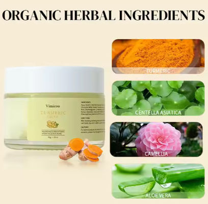 Beauty Skin Care Private Label Natural Organic Repairing Moisturizer Tumeric Turmeric Facial Cream for Face