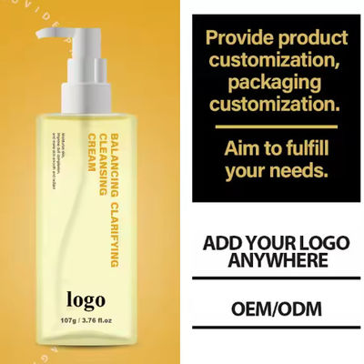 Organic Herbal Facial Cleanser Deep Face Cleansing Oil Control Blackhead Removal Daily Use Oily Dry Skin Men Women