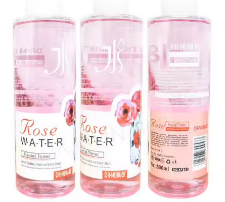 High Quality 500ml Organic Moisturizing and Whitening Facial Toner Refreshing Face Water for Adults