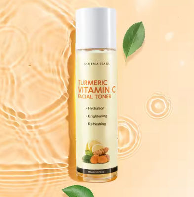 OEM Private Label Turmeric Whitening Hydrating Face Toner Improve Blemishes Dark Spots Vitamin C Facial Toner