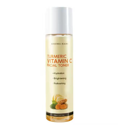 OEM Private Label Turmeric Whitening Hydrating Face Toner Improve Blemishes Dark Spots Vitamin C Facial Toner