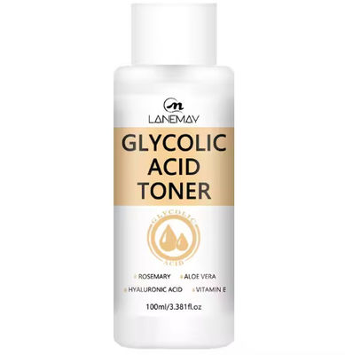 Private Label Beauty Products Face Care Refreshing Texture Hyaluronic Acid Lightening Anti-aging Glycolic Acid Toner for Face
