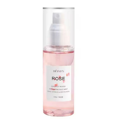 Private Label Natural Organic Rosewater Agua De Rosas Facial Mist Hydrating Skin Care Spray Face Toner Rose Water for Face