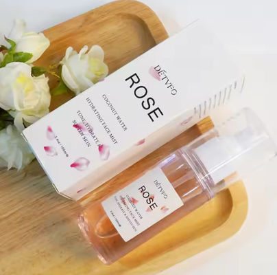Private Label Natural Organic Rosewater Agua De Rosas Facial Mist Hydrating Skin Care Spray Face Toner Rose Water for Face