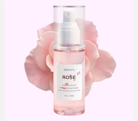 Private Label Natural Organic Rosewater Agua De Rosas Facial Mist Hydrating Skin Care Spray Face Toner Rose Water for Face