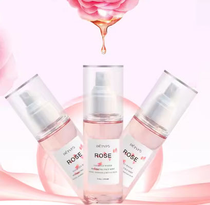 Private Label Natural Organic Rosewater Agua De Rosas Facial Mist Hydrating Skin Care Spray Face Toner Rose Water for Face