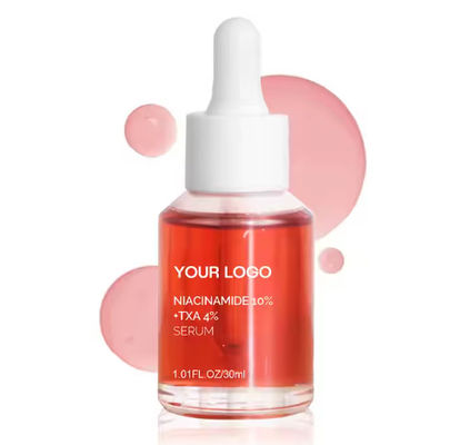 Private Label Niacinamide 10 and Txa 4 Serum Dark Spot Aha Organic Moisturizing Rejuvenating Niacinamide Face Care Serum