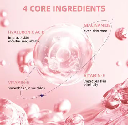 New Skin Care Serum Facial 4 in 1 Whitening Anti Age Face Serum with Vitamin and Niacinamide Facial Serum