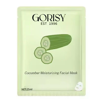 Private Label Organic Cosmetic Vitamin C Sheet Mask Moisturizing Korean Facial Mask for Dry or Oily Skin Crystal Material