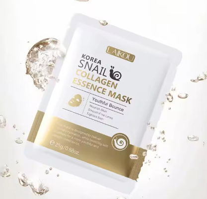 Snail Mucin Face Sheet Mask for Korean Skincare Cosmetics Pore Cleansing & Firming Skin