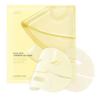 OEM LOGO Hydrating Breathable Moisturizing Glass Glow Skin Sheet Salmon Dna Collagen Gel Segmented Face Mask