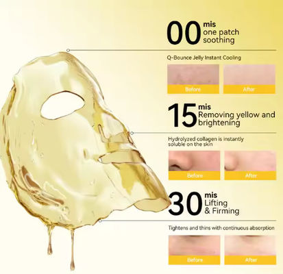 24K Gold Collagen Facial Face for Women Anti Aging Facecare Face Mask for Sensitive Skin
