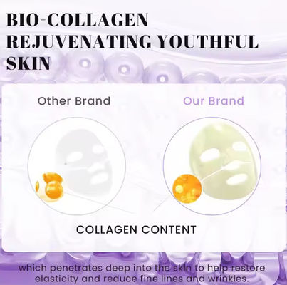 Custom Skincare Hydrogel Collagen Night Mask Repairing Peel Off Face Mask Beauty Radiant Bio Collagen Deep Collagen Facemask