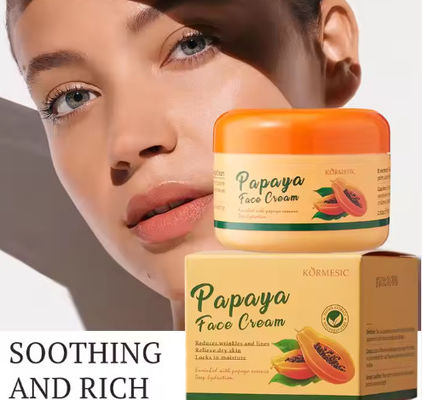 OEM ODM Anti Aging Private Label Moisturizer Lotion Beauty Skin Care Whitening Face Cream Papaya Moisturising Cream
