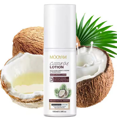 Coconut Oil Facial Lotion Hydrating Moisturizing Fully Locks In Moisture For Skin Private Label OEM 100ml MOOYAM Face Lotion