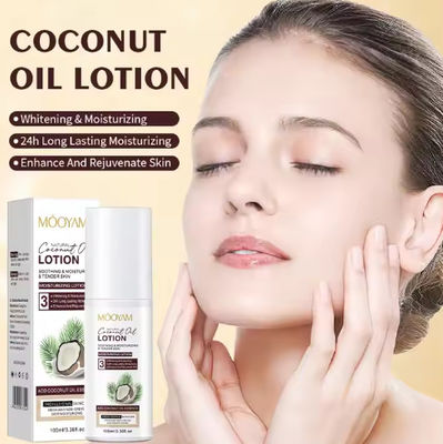 Coconut Oil Facial Lotion Hydrating Moisturizing Fully Locks In Moisture For Skin Private Label OEM 100ml MOOYAM Face Lotion