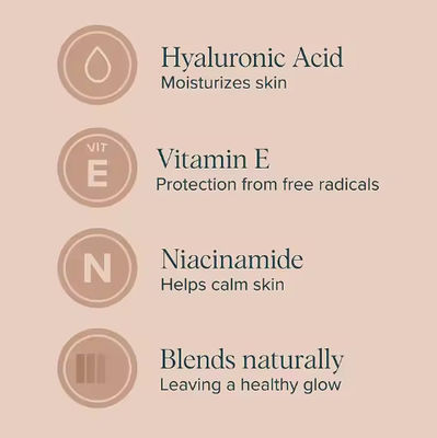 Private Label 50ML Face and Body Makeup Sunscreen Universal Tinted Moisturizer SPF 46 Sunscreen Lotion