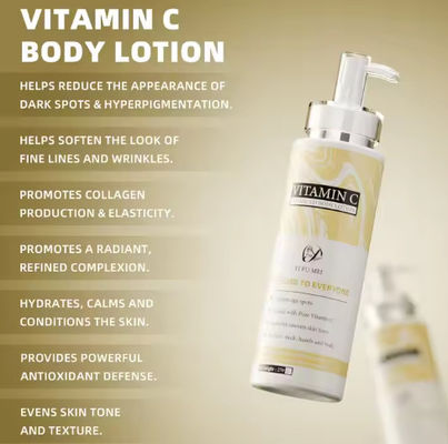 OEM ODM New Natural Whitening Face & Body Lotion Moisturizing Brightening Skin Care Vitamin C Body Lotion