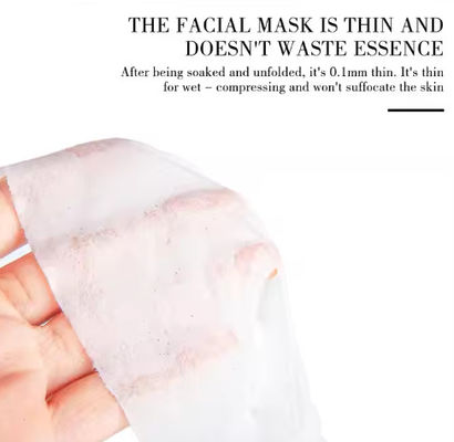 Manybeauty 100pcs Disposable Cotton Facial Mask Compress Paper Diy Beauty Salon Spa Skincare Tools Makeup Compress Mask Sheet