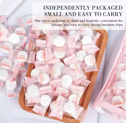Manybeauty 100pcs Disposable Cotton Facial Mask Compress Paper Diy Beauty Salon Spa Skincare Tools Makeup Compress Mask Sheet