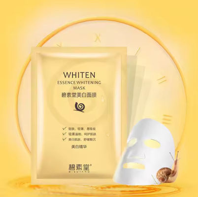 Brightening Mascarilla Facial Essence Korean Collagen Snail Silk Face Mask Sheet Overnight Whitening Beauty Spot Removal Mask