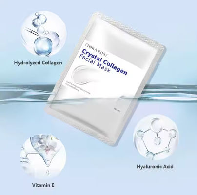 Private Label Korean Bio Collagen Crystal Clear Moisturizing Hydrating Facial Mask Skin Care Sheet Face Mask
