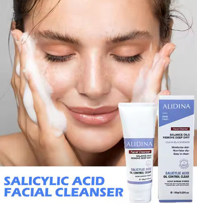 Wholesale Salicylic Acid Deep Cleaning Organic Skincare Cleanser Hydrating Cleansing Face Wash Soothing All Skin