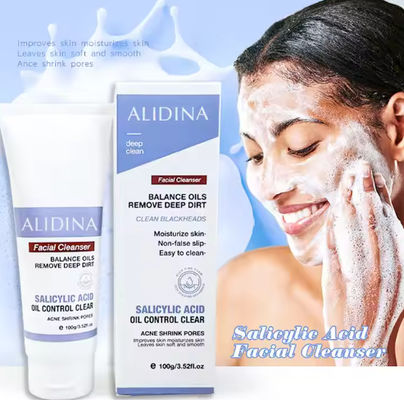 Wholesale Salicylic Acid Deep Cleaning Organic Skincare Cleanser Hydrating Cleansing Face Wash Soothing All Skin
