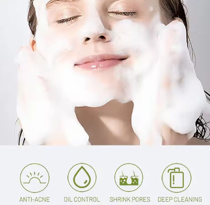 OEM Private Label Oil Free Facial Cleanser Anti Acne Organic Amino Acid Face Wash for All Skin
