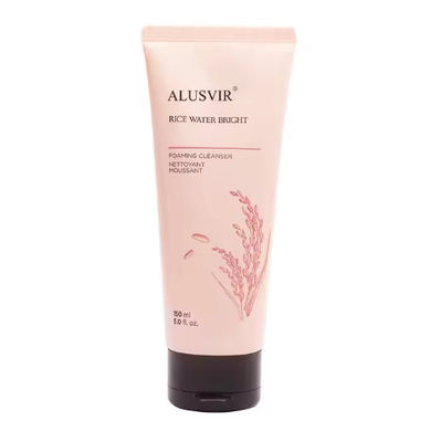 Organic Natural Whitening Rice Water Facial Face Wash Cleanser Private Label Cosmetics for Oily Dry Skin Foamed Cleanser