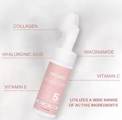 Private Label 5 in 1 Gentle Foaming Facial Cleanser Mousse Exfoliating Oil Control Makeup Remove Cleansing Mousse